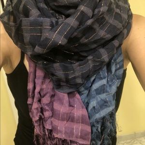 A peace treaty scarf ombré